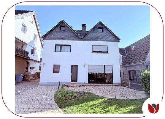 Süd-West-Terrasse direkt am Wohnzimmer