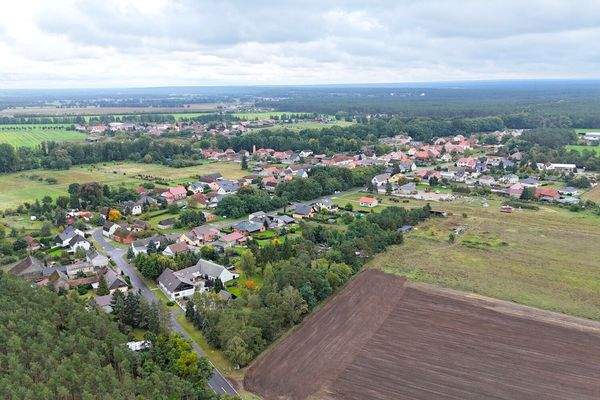 Wenzlow aus der Vogelperspektive