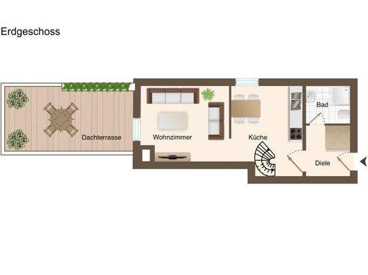 Grundriss- Erdgeschoss