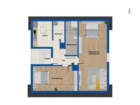 Grundriss Dachgeschoss