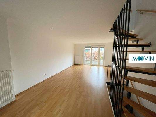 Ansicht III: Wohn- und Esszimmer