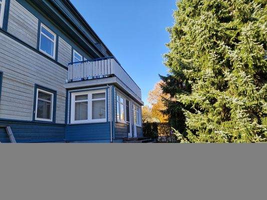 Seitenansicht des Wintergartens