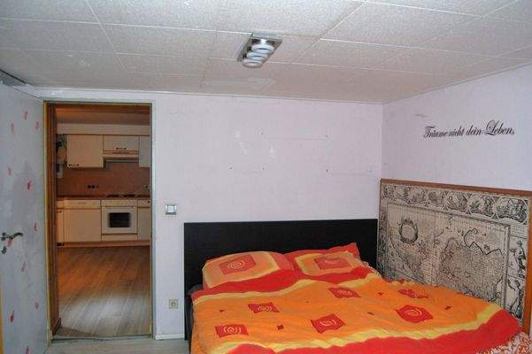 Souterrain Schlafzimmer