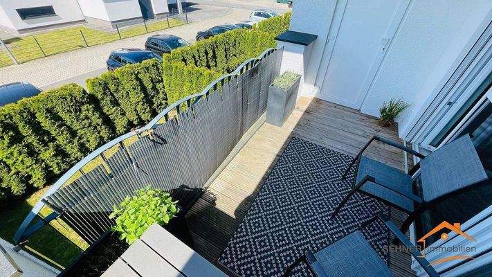 Balkon im gleichen Haus