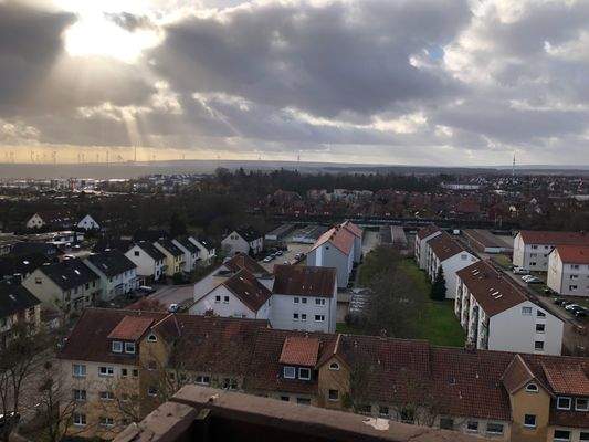 Ausblick vom Balkon