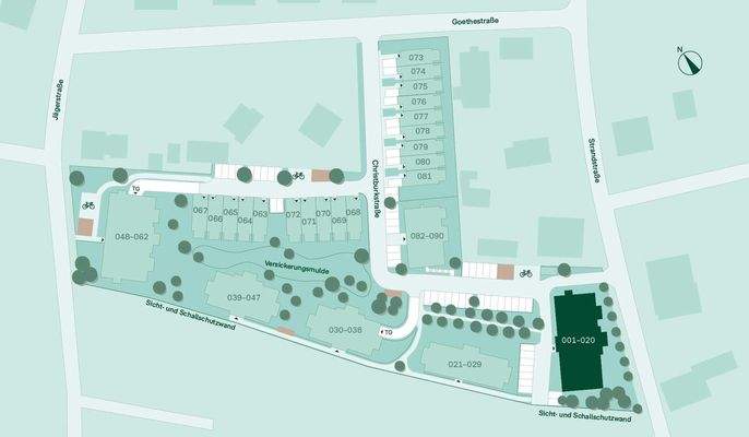 Lage der Ferienwohnung im Quartier