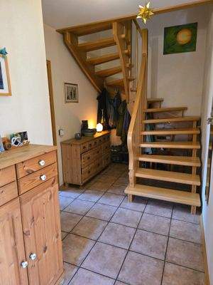 Eine schöne Echtholz-Treppe