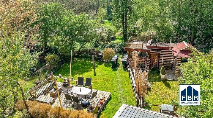 Blick in den gemeinsamen Garten