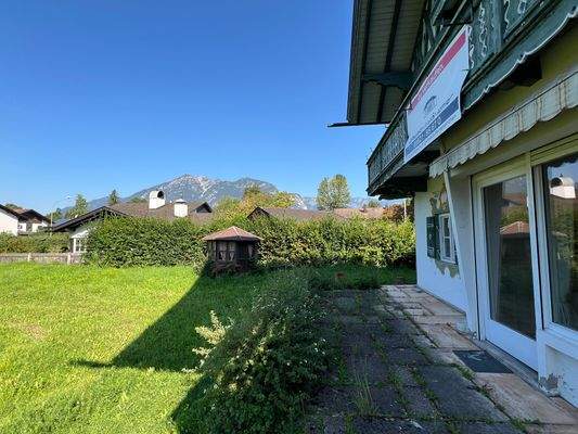 Terrasse mit Berglick