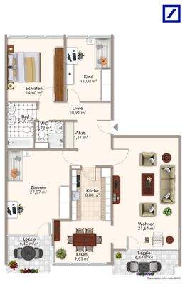 Exposeplan-möbliert