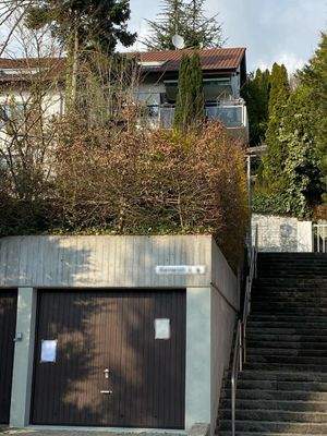 Garage, Aufgang zum Haus