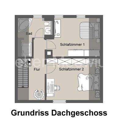 3432 Grundriss Dachgeschoss