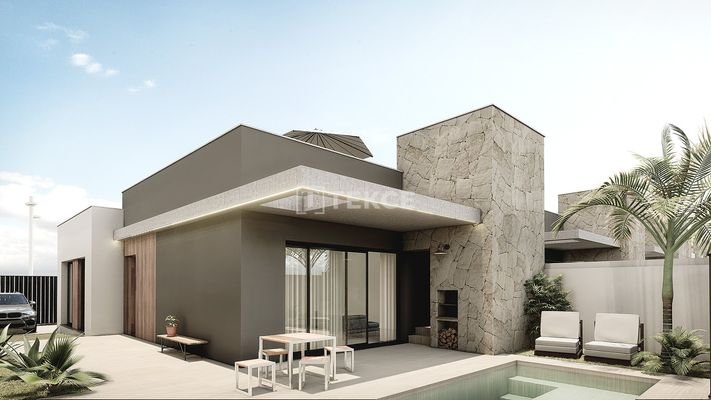 Modern Bungalows with Pool and Garden in San Juan Terreros Almería