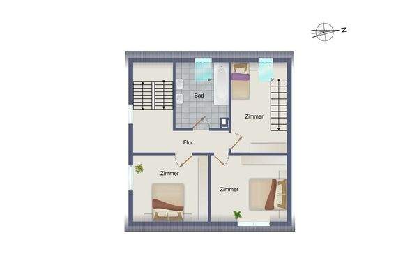 Grundriss Dachgeschoss