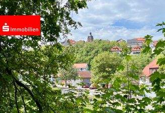 Blick vom Grundstück auf die Altstadt