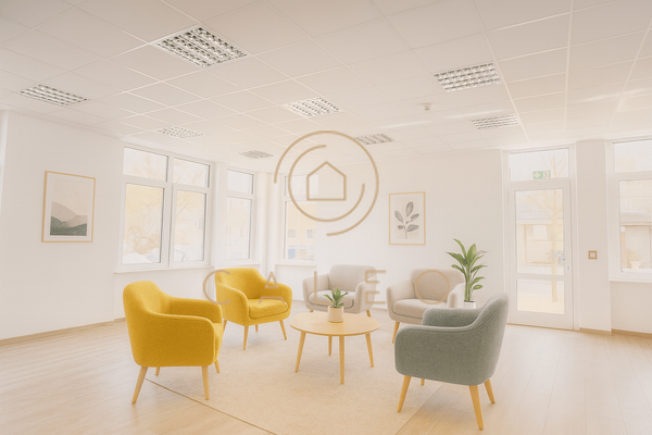 Innen mit Beispielmöblierung