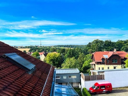 Blick zum Fernsehturm