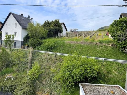 Blick aus dem Fenster im Obergeschoss 