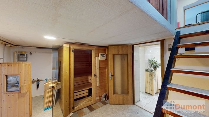 Keller mit Sauna