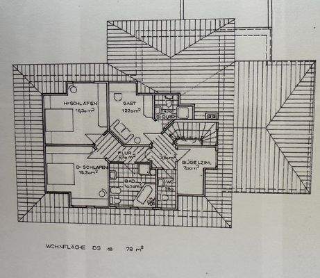 Grundriss Dachgeschoss