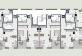 Übersichtsplan Obergeschoss