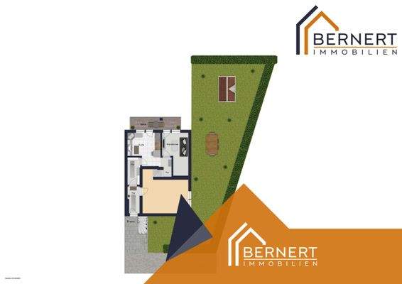 Grundriss visualisiert EG