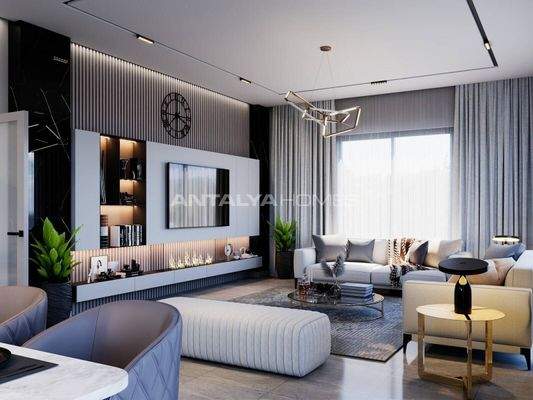 Detached House with Magnificent Mountain View in Antalya Döşemealtı