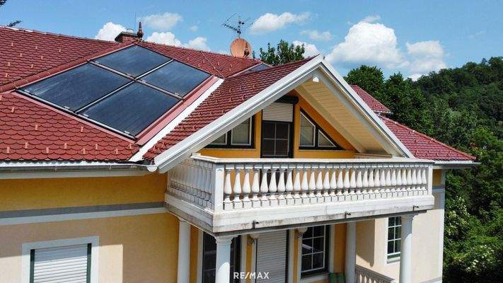 Südbalkon Dachgeschoß