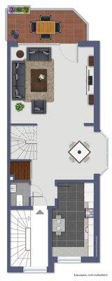 Maisonette untere Etage (Obergeschoss)