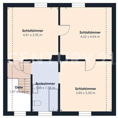 Grundriss Obergeschoss