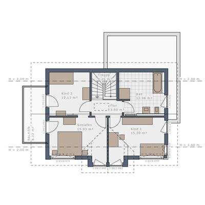 Grundriss Obergeschoss