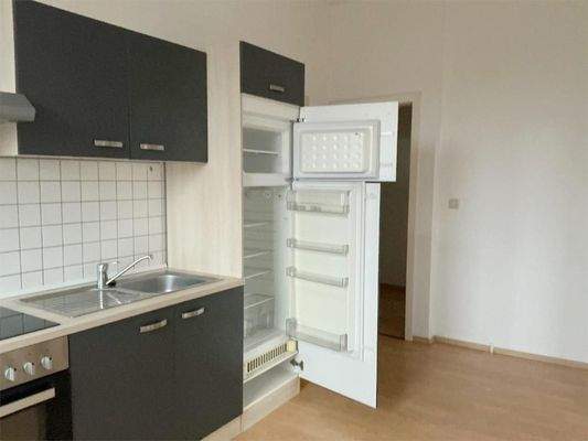 Küche mit Einbauküche