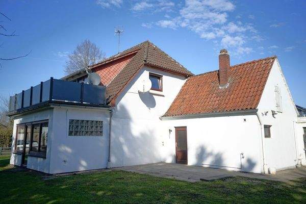 Seitenansicht mit Anbau