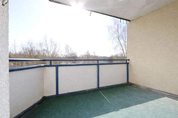 Der ca. 7,5 m² große Balkon