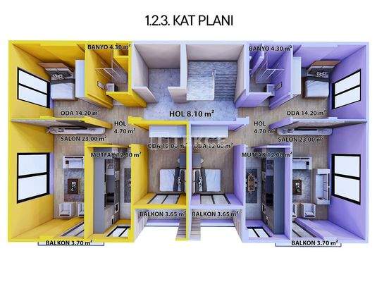 Real Estate in a Boutique Project in Çiftlikköy, Yalova