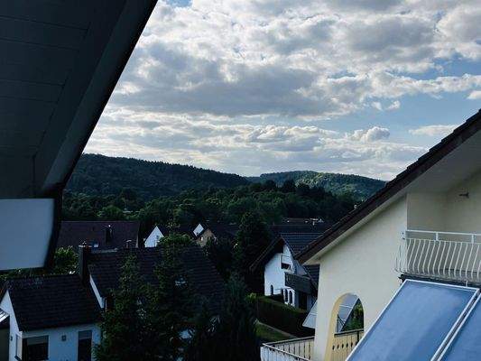 NW-Blick von Balkon DG