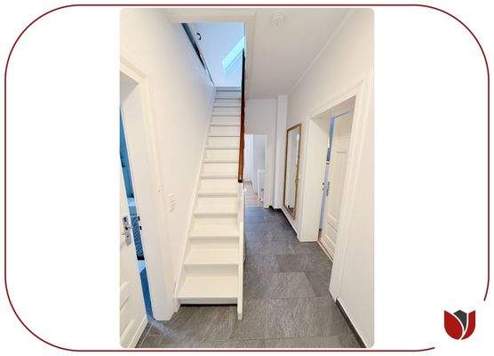 Treppe ins Dachgeschoss