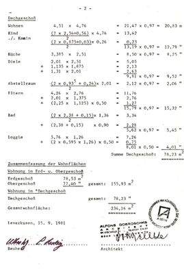 Wohnflächenberechnung S2