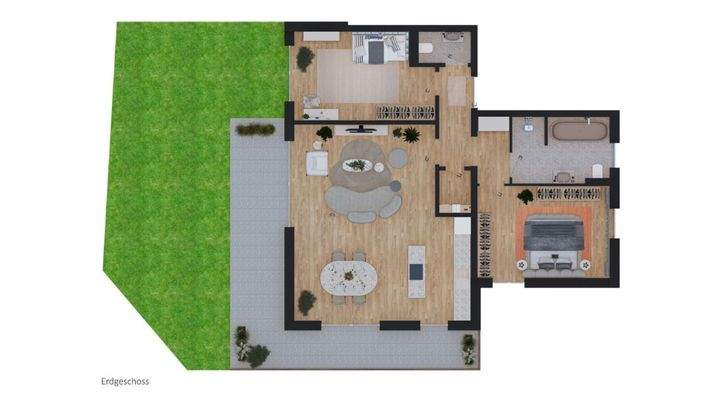 Wohnung Nr. 1 inkl. Garten