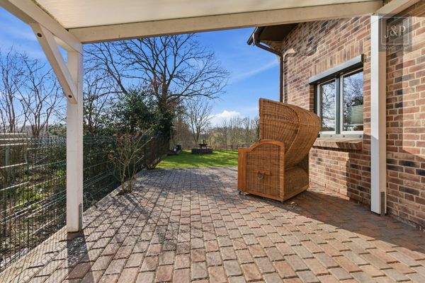 Ausblick überdachte Terrasse