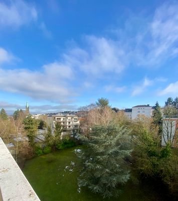 Ausblick Balkon Küche