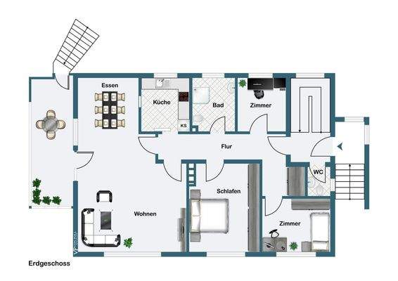 Grundriss Erdgeschoss 25 105 029