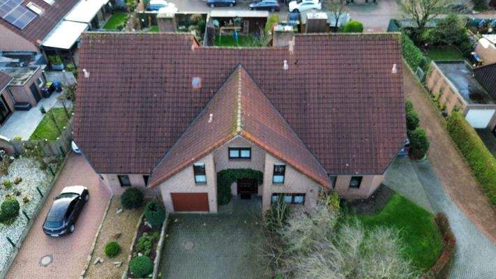 Luftaufnahme von vorne