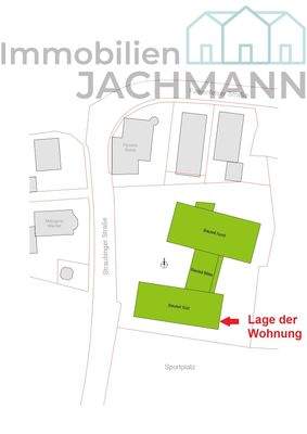 Lage der Wohnung Nr. 8+24+40