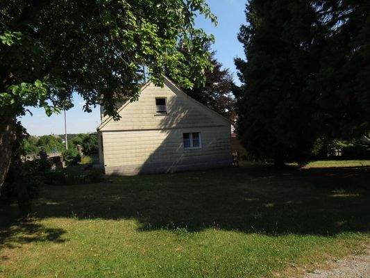 Garten Haus seitlich