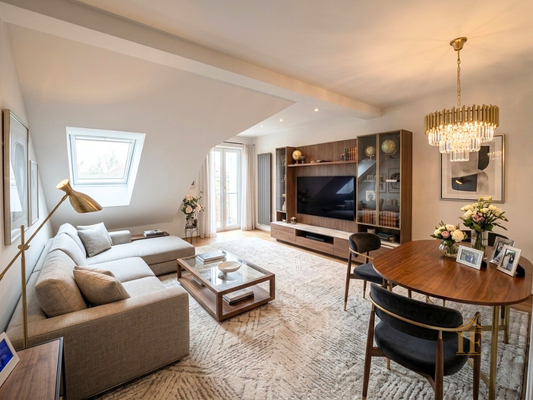 Wohnzimmer visualisiert