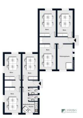 Grundriss Bürocontainer