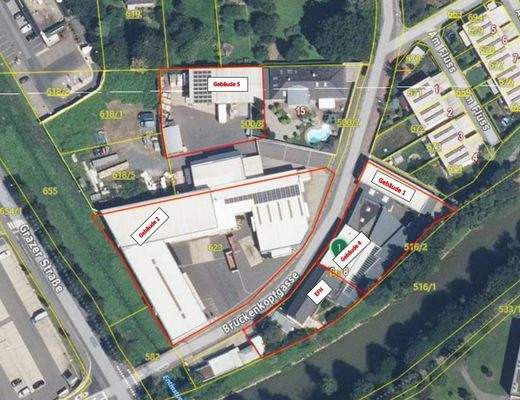 Lageplan mit Bezeich