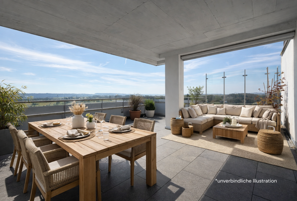 Dachterasse 