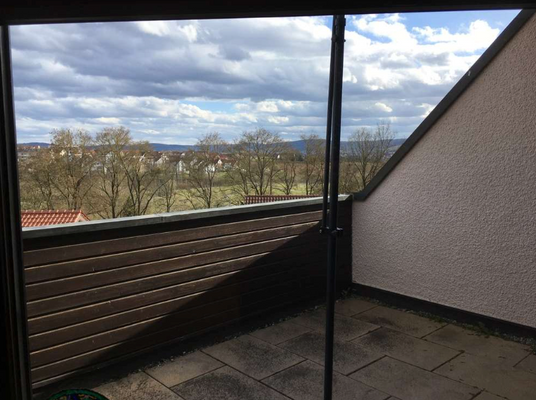 Balkon (Süd) mit Blick